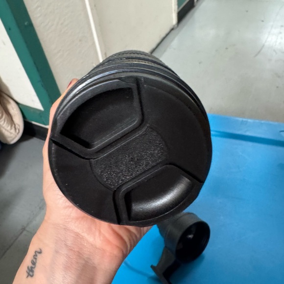 Cute Black Camera Lens Coffee Thermos - Picture 9 of 10